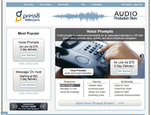 Tablet Screenshot of press8.audioproductionstore.com