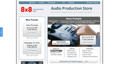 Desktop Screenshot of 8x8.audioproductionstore.com